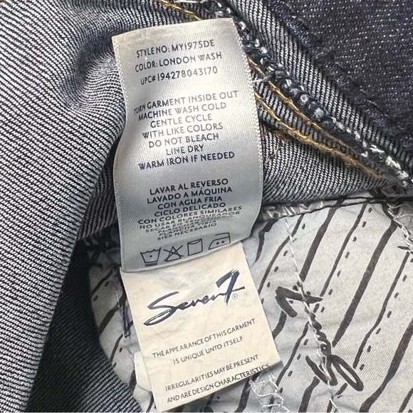 Seven7 Women's Tummyless High Rise Skinny Jeans Size 8 - Picture 6 of 6